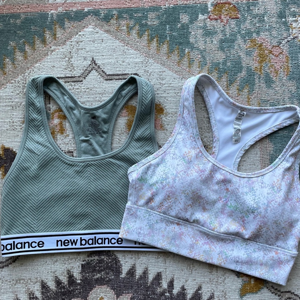 Two Sports Bras - New Balance and RBX